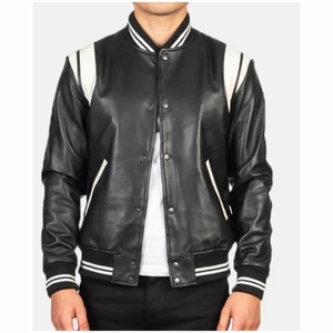 College Baseball jacket for men Custom Manufacturer High Quality Embroidery Leather Letterman Varsity Jackets for Men - Product Image 3