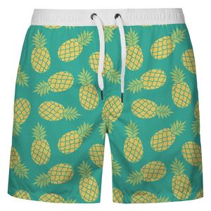 Shorts de Baño Personalizados de Algodón para Hombre, de Cintura Alta, Antiarrugas, para Surf y Playa, con Dos Ojales y Bolsillo Trasero - Product Image 2