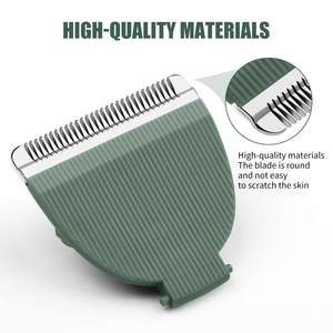 Lames de rechange hygiéniques en céramique vertes pour tondeuse corporelle et tondeuse à cheveux - Product Image 4