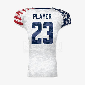 Camiseta de Fútbol Americano con Logotipo Personalizado, Camiseta Deportiva de Alta Calidad a Bajo Precio - Product Image 2