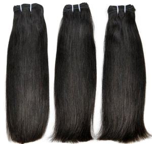 Extensiones de cabello Remy indio de doble trama Templo virgen natural Sin procesar Onda profunda suelta Varios colores naturales disponibles - Product Image 1