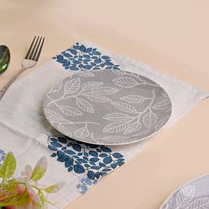Boheme Porcelain Quarter Plates <b>Set</b> 4 7.8 Inches Durable <b>Dinner</b> Dishes Customizable Bohemian for Parties Events for Hotels - Product Image 4