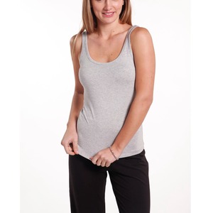 Débardeur personnalisé d'été en plein air coupe ajustée Sexy pour femmes 100% coton tricoté respirant séchage rapide col en v décontracté hauts BD - Product Image 5