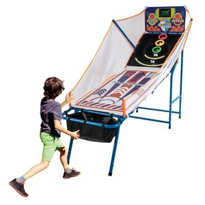Jeu d'arcade de basket-ball double portable et pliable pour intérieur avec tableau de scores électronique - Product Image 3