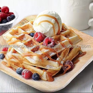 Biodégradable 10 assiettes de palmier Areca plat carré jetable pour les repas collations hôtel restauration assiettes écologiques en feuille de palmier 2025 - Product Image 1