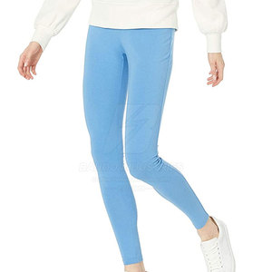 Legging Femme 2026 Taille Haute Élastique Uni Écologique Respirant pour Yoga Fabriqué au Pakistan Personnalisable Vente en Gros - Product Image 2