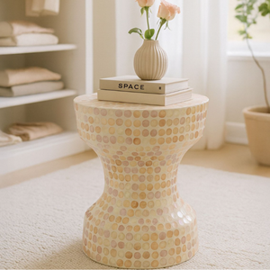 Table basse élégante de table d'appoint incrustée de nacre avec finition brillante, ajoute une touche de luxe au salon de la maison du Vietnam - Product Image 6