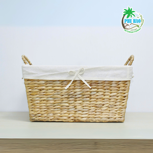 PRODUIT DE VENTE CHAUDE Paniers polyvalents en jacinthe d'eau pour le stockage, la décoration et plus d'exportation du Vietnam - Product Image 4