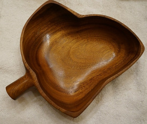 Bol en bois Bol en bois en forme de coquille de mer élégante de qualité supérieure Bol de vaisselle personnalisé - Product Image 5