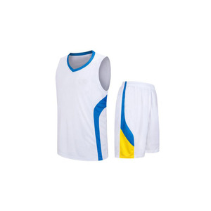 Camisetas de Baloncesto Reversibles Personalizadas para Hombre, Camisetas Deportivas de Malla Lisa sin Mangas, Conjuntos de Uniformes de Equipo en Blanco - Product Image 4