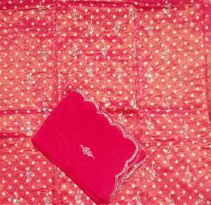 Costumes en soie brodés à la main fantaisie non cousue de créateur moderne pour femmes Indian Fashion-Forward Traditional Salwar Kameez for - Product Image 3