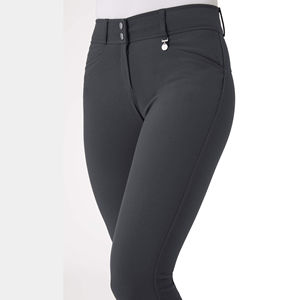 Nuevos pantalones cómodos de ajuste completo para mujer para ecuestre y silicona para mallas personalizadas de manga larga - Product Image 5