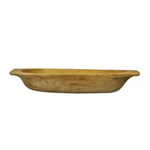 Oferta del exportador indio 100% Tazón de vela de masa de madera de mango natural al por mayor disponible para la venta - Product Image 4