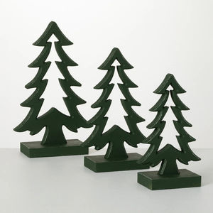 Wholesale Modern Black Metal <b>Christmas</b> <b>Tree</b> Sculpture Tabletop Decoration Set of 3 for Home <b>Christmas</b> Decor In Factory Price - Product Image 3