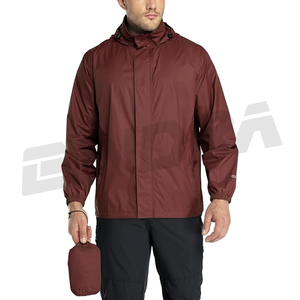Veste de pluie pour hommes imperméable léger manteau à capuche coupe-vent survêtement voyage coquille holmes vêtements vêtements de pluie en plein air - Product Image 3