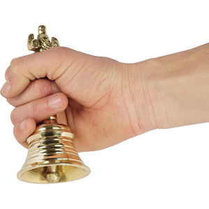 Pure Brass Sculpture Design Hand <b>Bells</b> for Hand <b>Bells</b> Home Decoration Wind <b>Chimes</b> Gourd Shape Antique Brass <b>Bell</b> - Product Image 3