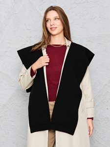 Écharpe châle en tricot 100 % acrylique pour femme – Écharpe douce à nouer sur les épaules, écologique, légère et polyvalente, à porter en bandoulière - Product Image 6