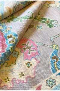 พรมไหมพรมขนแกะแบบถักมือดีไซน์แอบสแตรกทำด้วยมือสุดหรูชุดพรมปูพื้นพื้นที่ปรับแต่งได้ใช้งานได้ยาวนาน - Product Image 5