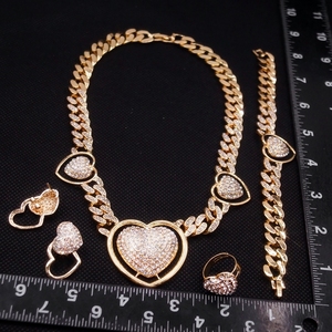 Zhuerrui <span class=keywords><strong>XOXO</strong></span> Set di collana di Design africano fatto a mano placcato in oro 18 carati nuovo classico bellissimo Set di gioielli X0138 - Product Image 4