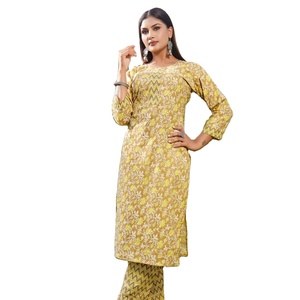 Latest Summer Special Fancy Cotton Print With Fancy Type <b>Kurtis</b> Pant with Cotton Print Wholesale in India - Product Image 1