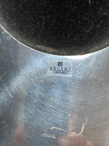 Assiette de présentation élégante en or rose pour décor de table de mariage et repas raffiné, parfaite pour les fêtes, les événements et les occasions festives - Product Image 2