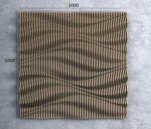 Custom <b>Art</b> Deco 3D Wooden <b>Wall</b> Decor Parametric Headboard for Birthday Party Backdrop Handmade Modern Design at <b>Cheap</b> Price - Product Image 3