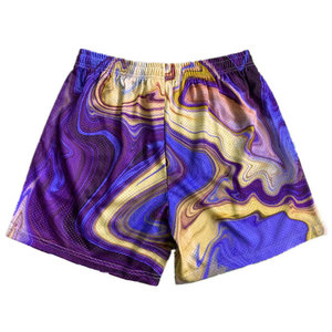 Pantalones Cortos de Baloncesto Unisex 2025, Logotipo Personalizado, Impresión por Sublimación, Transpirables, de Secado Rápido, 100% Poliéster, Malla de una Sola Capa, Personalizables - Product Image 2
