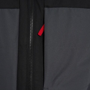 Combinaison de ski d'hiver décontractée pour hommes col montant imperméable à l'eau Sports de montagne en plein air doublure polaire chaude toile poche avant zippée - Product Image 3