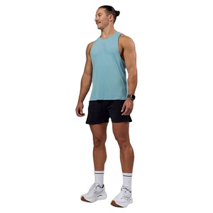 <b>Singlet</b> Cut Out Vest Custom Loose Fit High Quality Fitness Streetwear Gym <b>Running</b> Sports Trendy Plain Logo Athletic Tank Top - Product Image 6