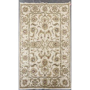 Tapis indien noué à la main, unique en son genre, 9'3 x 6'0'' - Product Image 1