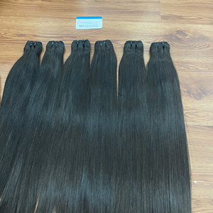 100% Extensions de cheveux bruts à trame droite en os de haute qualité Trame à double tirage Cheveux vietnamiens couleur naturelle Prêt à expédier - Product Image 6