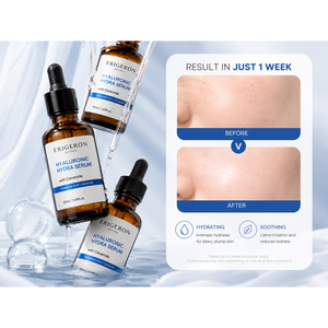 Suero Hidratante Coreano ERIGERON con Ácido Hialurónico 50ml para una Piel Suave - Product Image 3