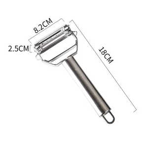 Utensilio de Cocina, Pelador de Acero Inoxidable, Cortador de Patatas, Zanahorias, Pepinos en Juliana, Cuchillo para Pelar Frutas y Verduras - Product Image 5