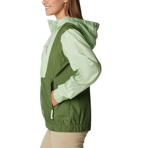 แจ็กเก็ตกันน้ำสำหรับผู้หญิงแจ็กเก็ตกันน้ำใส่กลางแจ้งเสื้อกันลมสำหรับผู้หญิงแจ็กเก็ตผ้าโพลีเอสเตอร์กันฝนกันน้ำได้น้ำหนักเบาใส่กลางแจ้งสำหรับผู้หญิงแจ็คเก็ตผ้า100% - Product Image 5