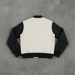 OEM/ODM algodón acolchado de peso pesado de talla grande logotipo bordado personalizado estilo Hip Hop béisbol Universidad Varsity chaqueta para hombre - Product Image 2