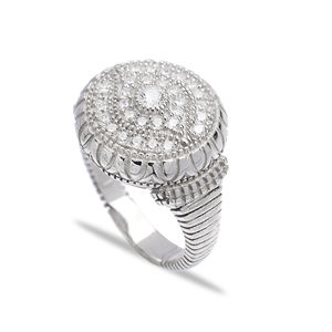 Diseño de ojo turco, diseño tradicional, piedra de circón brillante, joyería hecha a mano turca, Plata de Ley 925, venta al por mayor - Product Image 2