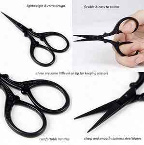 Hexa Care ciseaux à ongles personnalisés qualité en acier inoxydable lame incurvée mince petit bord manucure Style ciseaux à broder - Product Image 6