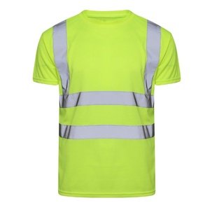Camiseta Reflectante para Hombre, Manga Corta, de Seguridad, Alta Visibilidad, de Secado Rápido - Product Image 1