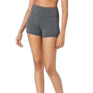 Pantalones Cortos Deportivos para Mujer, Cintura Alta, Transpirables, de Secado Rápido, 100% Algodón, Lisos - Product Image 1