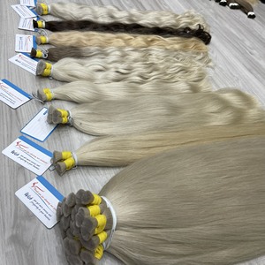 2025 vente chaude vietnamien Extensions de cheveux humains en vrac soyeux cheveux raides diverses couleurs cheveux en vrac pas de trame - Product Image 2
