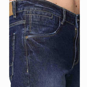 Summer New <b>Men</b> Solid Stretch Casual <b>Short</b> <b>Jeans</b> Denim <b>Shorts</b> Blue Black Canvas Fabric Breathable Eco-Friendly High Street Style - Product Image 5