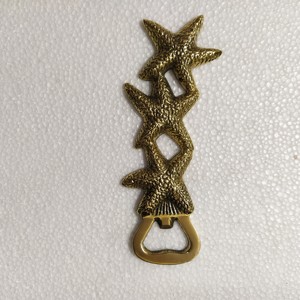 Venta al por mayor de calidad de latón fundido diseño de concha marina abridor de tapa de botella Metal cocina y accesorio de barra - Product Image 6