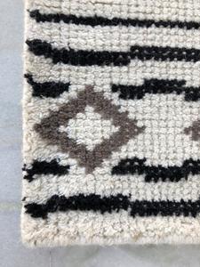 พรมผ้าฝ้ายขนสัตว์อินเดียแบบถักมือดีไซน์แบบทันสมัยหรูหราชุดพรมหนาสำหรับบ้านสำนักงานโรงแรม - Product Image 3