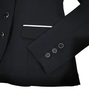 Chaqueta Ecuestre de Compresión de Manga Larga para Hombre, con Cuello Alto, para Montar a Caballo, Ropa de Abrigo, Venta al Por Mayor - Product Image 5