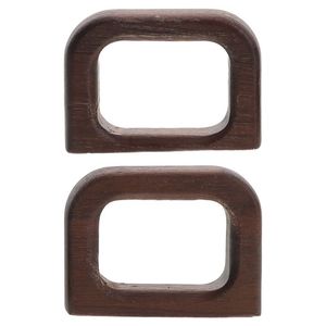 Juego de servilleteros decorativos de madera rústica, 4 accesorios hechos a mano para uso diario de comedor ecológicos, precio al por mayor - Product Image 3