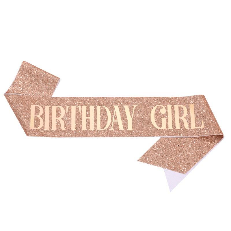 Rose gold background with rose gold lettering