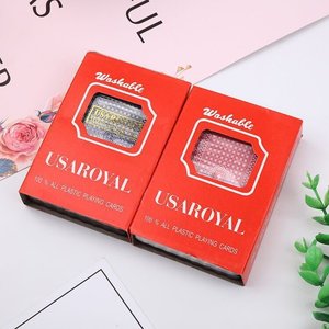 Durable PVC Laminated Playing Cards-Washable Sturdy with Plastic Box (Sold Individually) - Product Image 3
