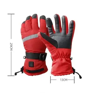 Electric Heated Best Quality Cheap rate Winter Snow Winter Gloves Warm Men Windproof Waterproof for Ski Gloves Top Quality