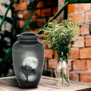 โกศส่วนบุคคลสําหรับเถ้ามนุษย์ ต้นไม้คืนดวงจันทร์ที่กําหนดเอง โกศผู้ใหญ่ โกศผู้ใหญ่ที่ระลึก - Product Image 1