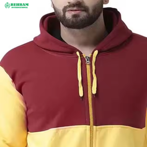 Sweat-shirts à fermeture éclair personnalisés unisexes, 100% coton, respirants, séchage rapide, coupe ample, poids lourd 350 g/m², haute qualité - Product Image 2